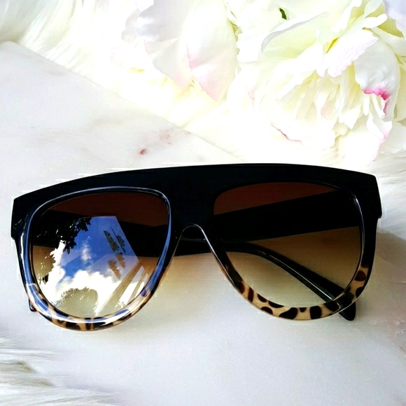 🏅5 star rated🎅 Oversized Leopard Sunglasses - Picture 7 of 7